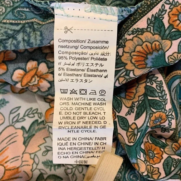 Kara and Kate Women's Floral Button Front Short Sleeve Dress Size L NWT - Picture 8 of 12